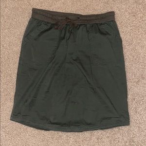 X-Small Army Green Skirt